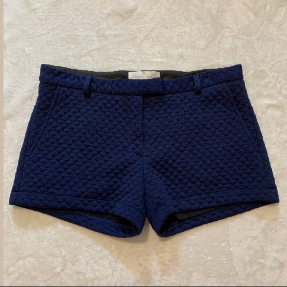 Amanda Uprichard Navy Shorts